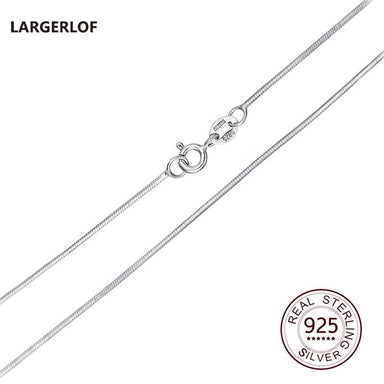 Delilah 925 Sterling Silver Chain Necklace-Necklaces-Kirijewels.com-40cm (16inch)-silver-Kirijewels.com