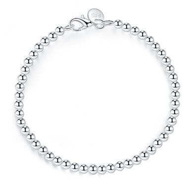 Sterling Silver Bean Bracelet - Kirijewels.com