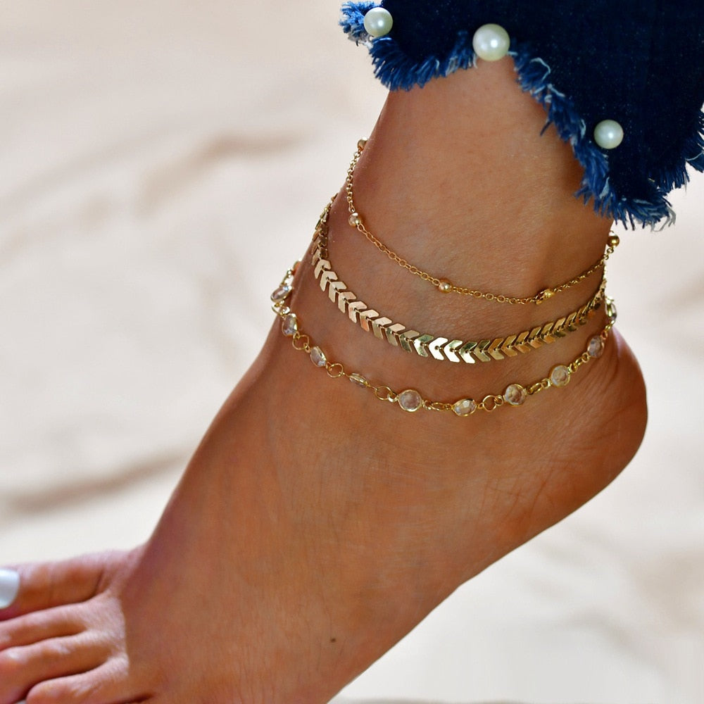 Wasaga Beach Chain Ankle Bracelet
