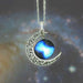 Free Moon Galaxy Collares Necklace-Pendant Necklaces-Kirijewels.com-3-Kirijewels.com