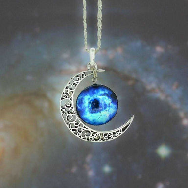 Free Moon Galaxy Collares Necklace-Pendant Necklaces-Kirijewels.com-1-Kirijewels.com