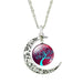 Moon Tree Pendant Necklace-Necklace-Kirijewels.com-Purple & Green-Kirijewels.com