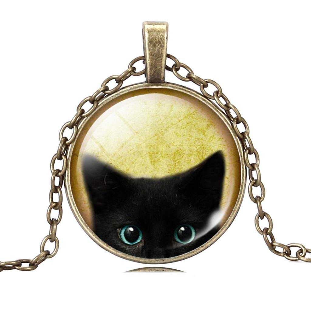 Free Cute Cat Necklace-Necklace-Kirijewels.com-IB3051-Kirijewels.com