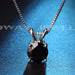 Free Round Copper Gemstone Necklace-Necklace-Kirijewels.com-Black-Kirijewels.com