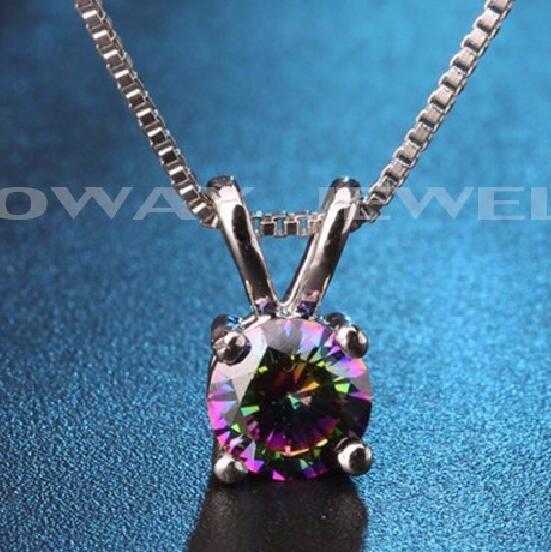 Round Copper Gemstone Necklace-Necklace-Kirijewels.com-Colorful-Kirijewels.com