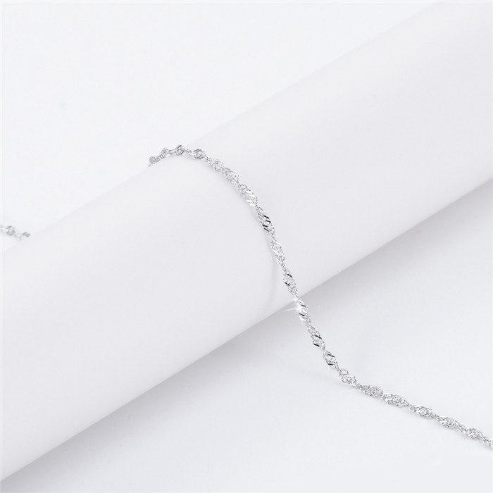 Dream 100% 925 Sterling Silver Lobster Clasp Chain Necklace-Chain Necklaces-Kirijewels.com-T030024-silver-Kirijewels.com