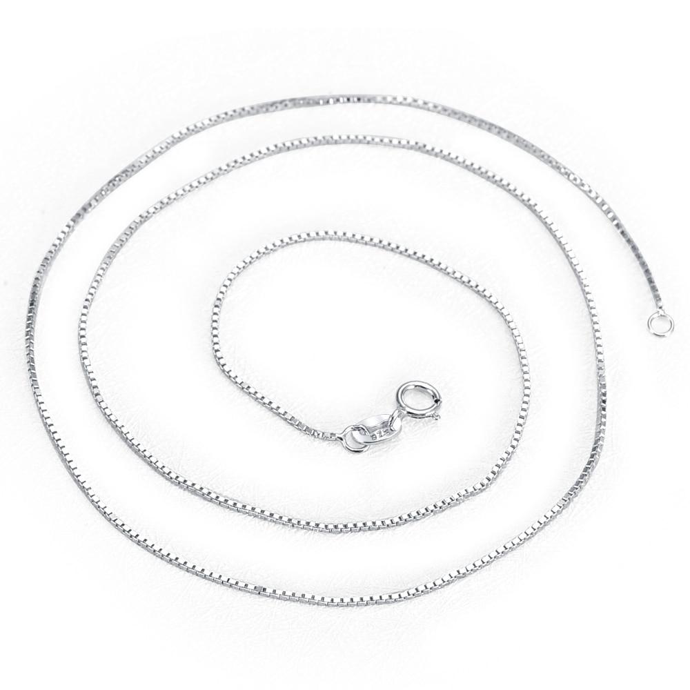 Dream 100% 925 Sterling Silver Lobster Clasp Chain Necklace-Chain Necklaces-Kirijewels.com-T030021-silver-Kirijewels.com