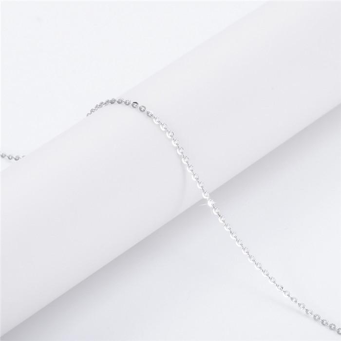 Dream 100% 925 Sterling Silver Lobster Clasp Chain Necklace-Chain Necklaces-Kirijewels.com-T030026-silver-Kirijewels.com