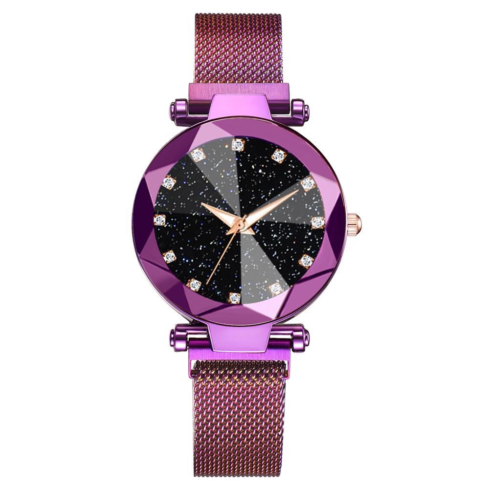 Magnetic strap starry hot sale sky watch