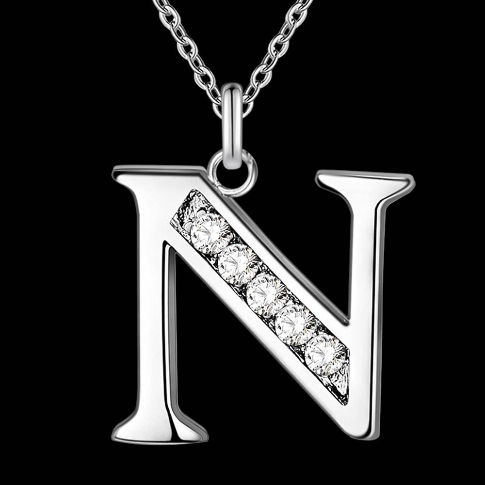 Alphabet Personalized Charm Pendant Necklace-Chain Necklaces-Kirijewels.com-N-Kirijewels.com