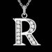 Alphabet Personalized Charm Pendant Necklace-Chain Necklaces-Kirijewels.com-R-Kirijewels.com