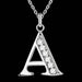 Alphabet Personalized Charm Pendant Necklace-Chain Necklaces-Kirijewels.com-A-Kirijewels.com