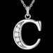 Alphabet Personalized Charm Pendant Necklace-Chain Necklaces-Kirijewels.com-C-Kirijewels.com