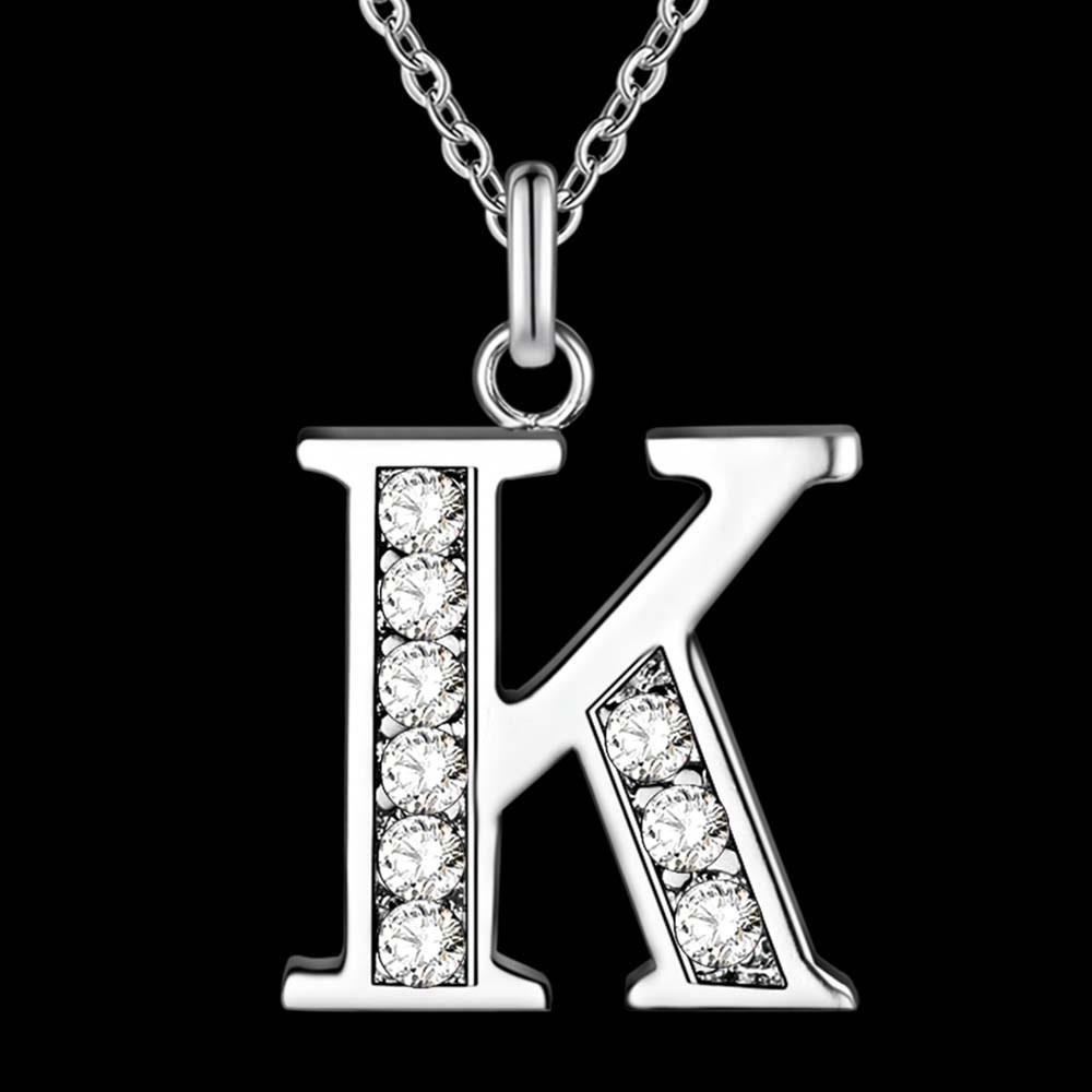 Alphabet Personalized Charm Pendant Necklace-Chain Necklaces-Kirijewels.com-K-Kirijewels.com