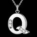 Alphabet Personalized Charm Pendant Necklace-Chain Necklaces-Kirijewels.com-Q-Kirijewels.com
