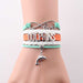 Dolphin Infinity Love Bracelet-Charm Bracelets-Kirijewels.com-Green & Yellow2-Kirijewels.com
