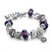 Free Charm Beads Bracelet-Bracelet-Kirijewels.com-056 purple-Kirijewels.com