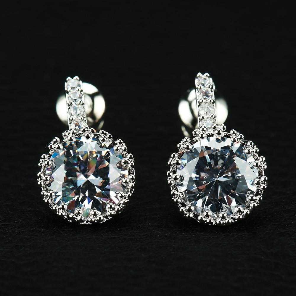 Loway Earrings-earrings-Kirijewels.com-Platinum Plated-Kirijewels.com