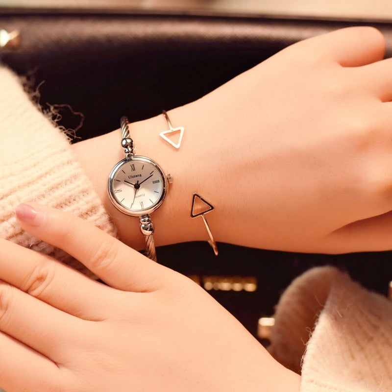 Rosa Stainless Steel Wrist Watch