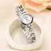 Round Quartz Analog Bracelet Wristwatch-Watch-Kirijewels.com-Silver 719-Kirijewels.com