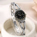 Free Lupai Luxury Stainless Steel Wristwatch-Watch-Kirijewels.com-Silver Black 744-Kirijewels.com