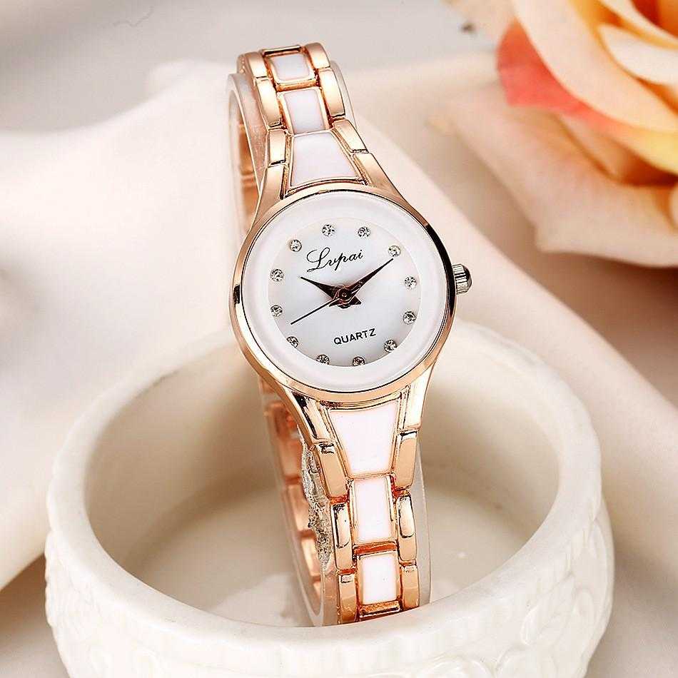 Lvpai Luxury Stainless Steel Wristwatch-Watch-Kirijewels.com-Gold White1679-Kirijewels.com