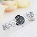 Lvpai Stainless Steel Crystal Round Wristwatch-Women's Watches-Kirijewels.com-Silver Black 4-Kirijewels.com