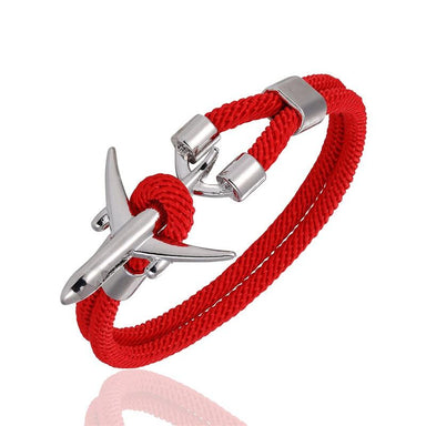 Rope Chain Anchor Airplane Bracelet - Kirijewels.com