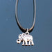 Elephant Wing Cross Love Leather Necklace-Pendant Necklaces-Kirijewels.com-N795-Kirijewels.com