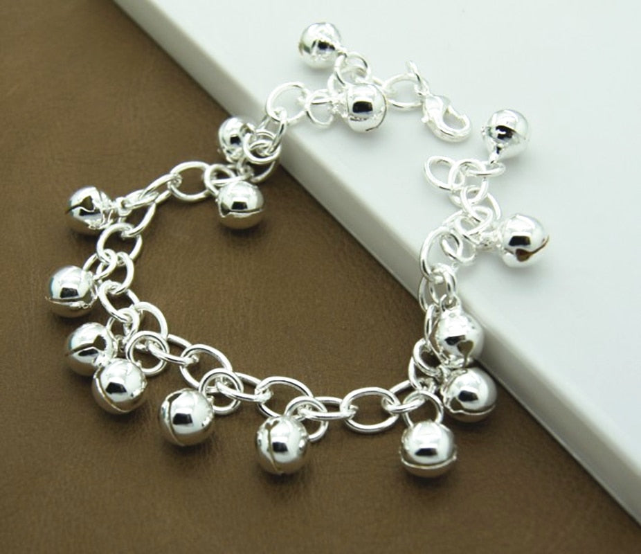 Sandra 925 Sterling Silver Charm Bracelet