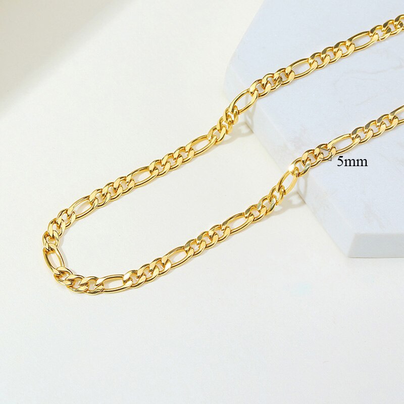 Ruby Rope Chain Stainless Steel Choker Necklace