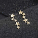 Tiny Moon Star Stud Earrings - Kirijewels.com