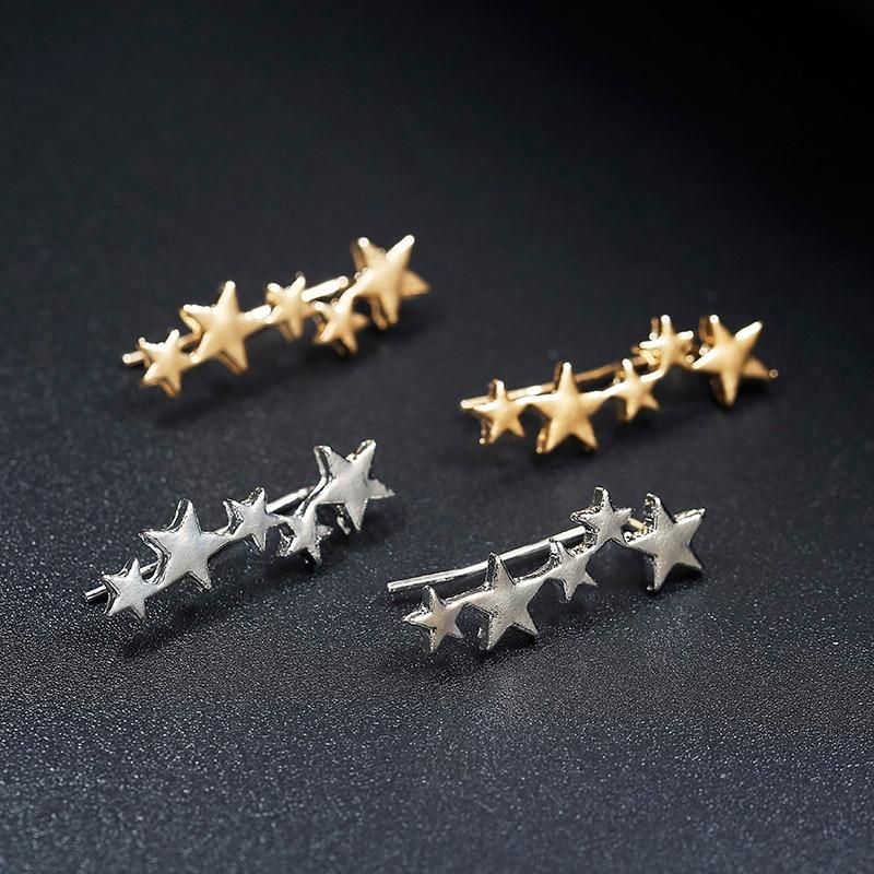 Tiny Moon Star Stud Earrings - Kirijewels.com