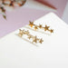 Tiny Moon Star Stud Earrings - Kirijewels.com