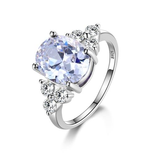 Gemstone Topaz 925 Sterling Silver Wedding Ring - Kirijewels.com