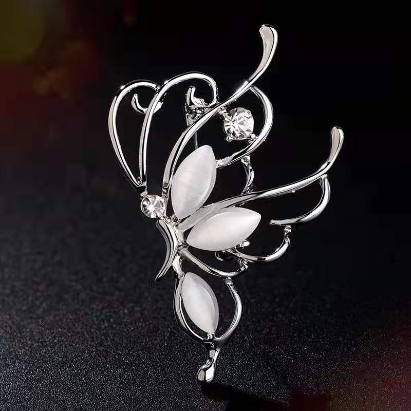 Corsage Crystal All-match Butterfly Brooch