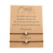 Lucky Wish Volcanic Stone Couple Bead Bracelet - Kirijewels.com