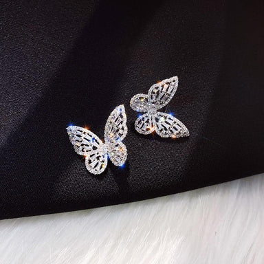 Emma Cubic Zirconia Butterfly Earrings - Kirijewels.com