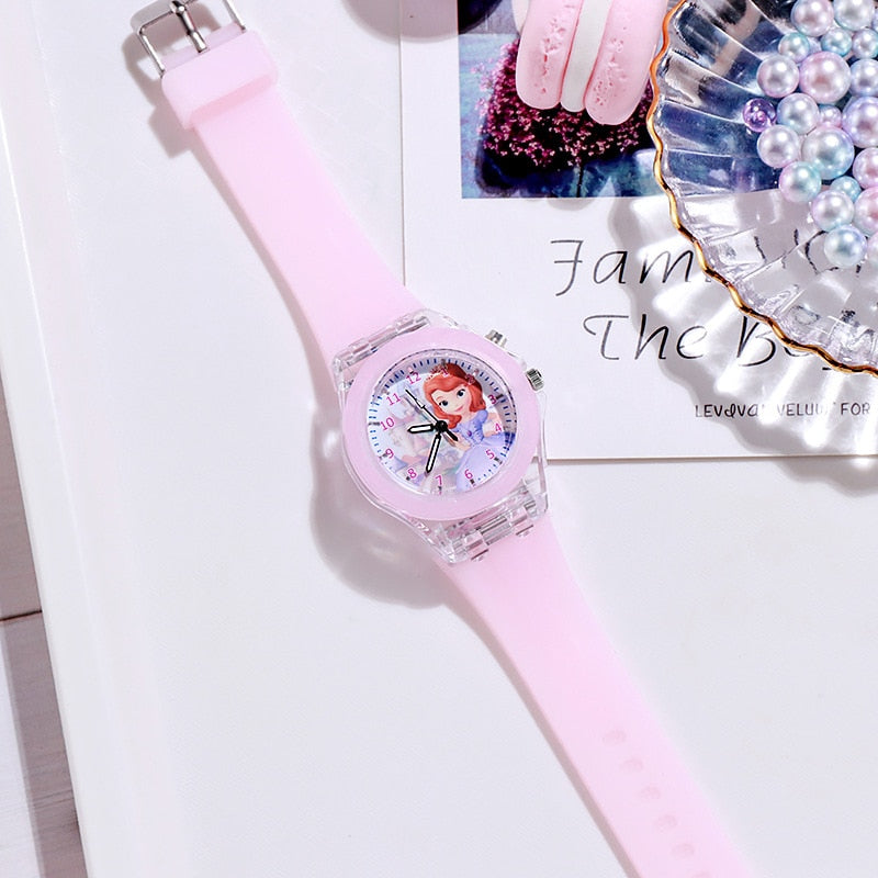Princess Toy Leather Quartz Wristwatch
