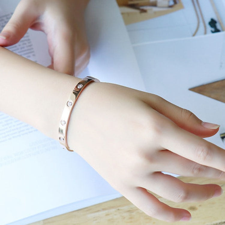 Clara Rhinestone Classic Cuff Bracelet