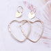 Samantha Exaggerated Big Circle Drop Earrings - Kirijewels.com