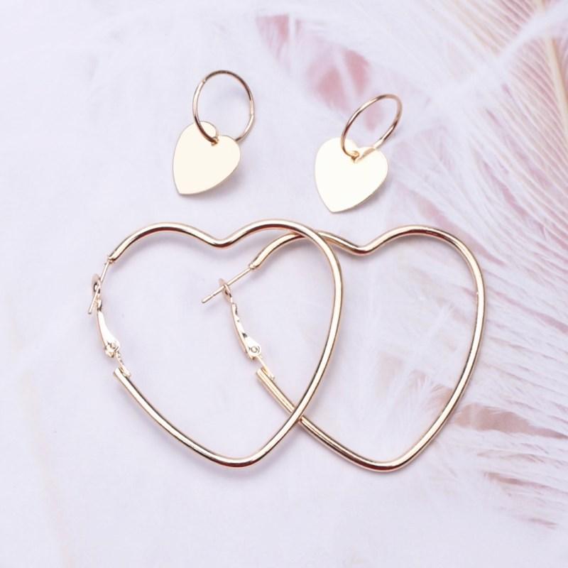 Samantha Exaggerated Big Circle Drop Earrings - Kirijewels.com