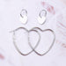 Samantha Exaggerated Big Circle Drop Earrings - Kirijewels.com