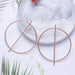 Samantha Exaggerated Big Circle Drop Earrings - Kirijewels.com