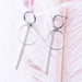 Samantha Exaggerated Big Circle Drop Earrings - Kirijewels.com