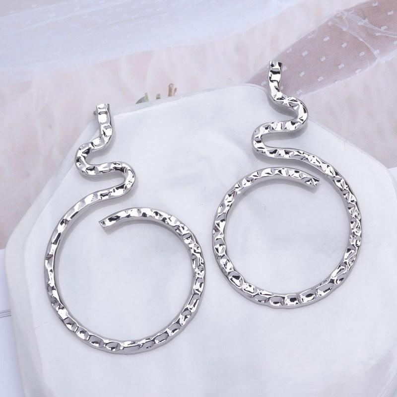 Samantha Exaggerated Big Circle Drop Earrings - Kirijewels.com