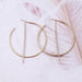 Samantha Exaggerated Big Circle Drop Earrings - Kirijewels.com