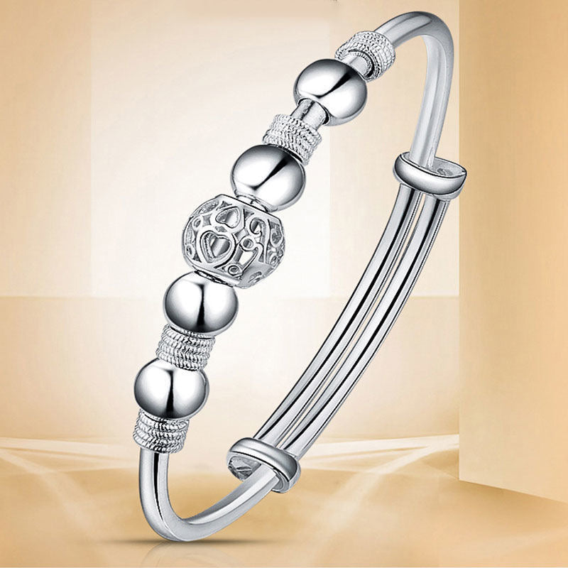 Lucky Beads 925 Sterling Silver Wedding Bracelet