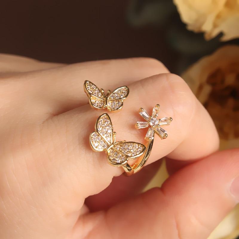 High-grade Butterfly Open Ring - Kirijewels.com