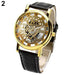 Skeleton Sports Dress Wrist Watch-Watch-Kirijewels.com-Black S Golden D-Kirijewels.com